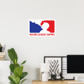 Großliga-Vapage-Logo-Vapier Custom Poster Print (Heimbüro)