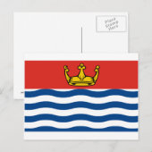 GroßLondoner Flagge Postkarte (Vorne/Hinten)