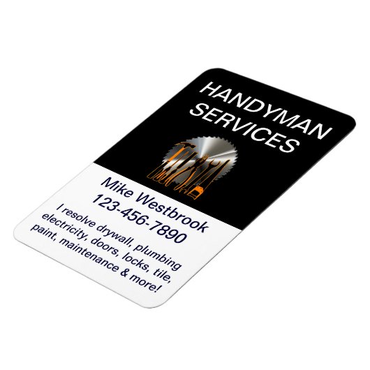 Großmagnete für Handyman Magnet (Linke Seite)