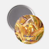Großmagnete Magnete Orange Lily Blume Magnet (Vorderseite/Rückseite)