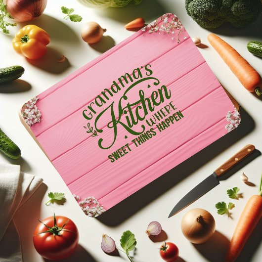 Großmas Küche, wo süße Dinge passieren Schneidebrett