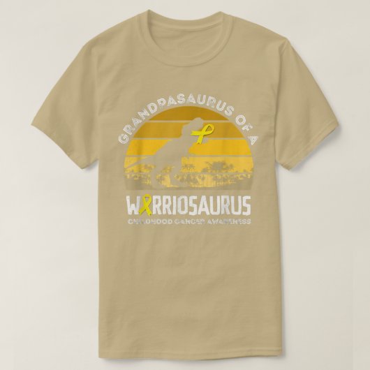 Großmasaurus eines Kriegers Krebs der Kindheit Awa T-Shirt (Design vorne)