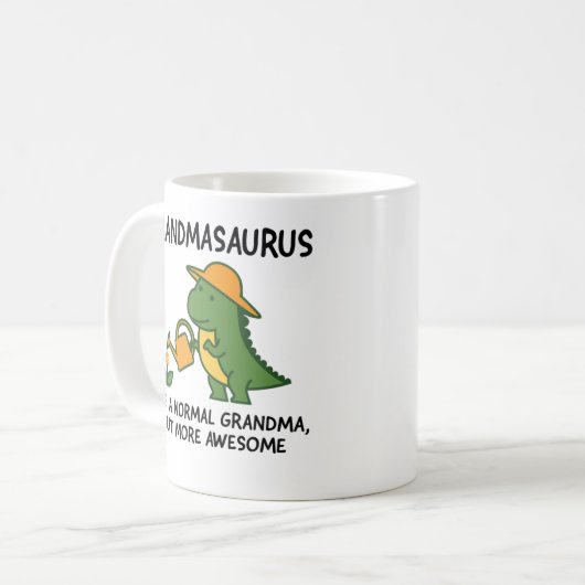 Großmasaurus Kaffeetasse (Vorderseite Links)