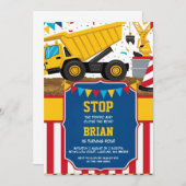 Großmaschinenbau Geburtstagseinladungen Einladung (Vorne/Hinten)