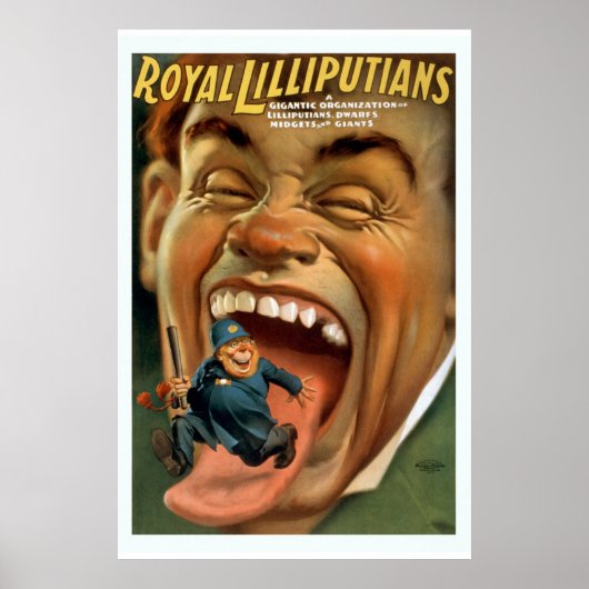 Großmaul-Politiker Poster (Vorne)