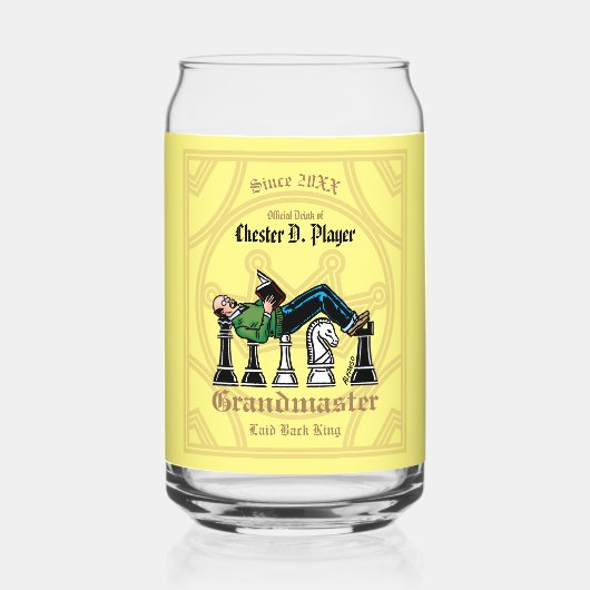 Großmeister Dosenglas (Vorderseite)