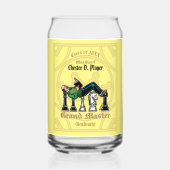 Großmeister Graduate Trinkbehälter Set kann Glass Dosenglas (Rückseite)