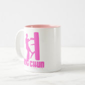 Großmeister - Ip Man "Wing Chun" Holzduma Zweifarbige Tasse (Vorderseite Links)