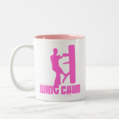 Großmeister - Ip Man "Wing Chun" Holzduma Zweifarbige Tasse (Links)