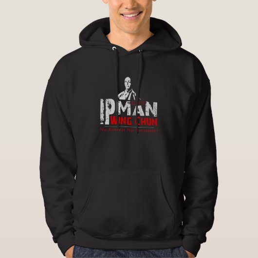 Großmeister "Ip Man" Wing Chun - Kung Fu Hoodie (Vorderseite)