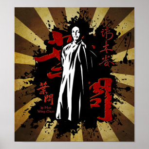 Großmeister Ip Man - Wing Chun Kung Fu Poster