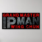Großmeister "Ip Man" Wing Chun Poster (Vorne)