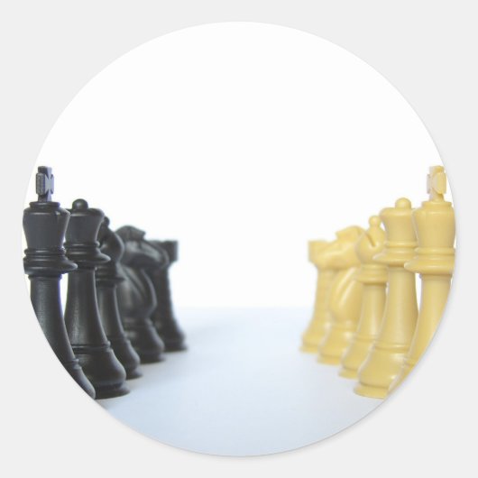 Großmeistersticker Runder Aufkleber (Vorderseite)