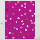 Großmenge - Rosa Twist Polka Dot Spiral Scrap-Papi Flyer (Hinten)