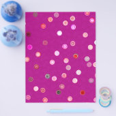 Großmenge - Rosa Twist Polka Dot Spiral Scrap-Papi Flyer (Einzeln)