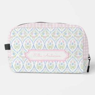 Großmillennial Pastell Blumenmuster Waschbeutel