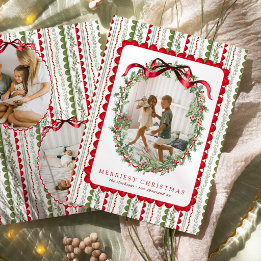 Großmillennial Whimsical Weihnachten Rot & Grün