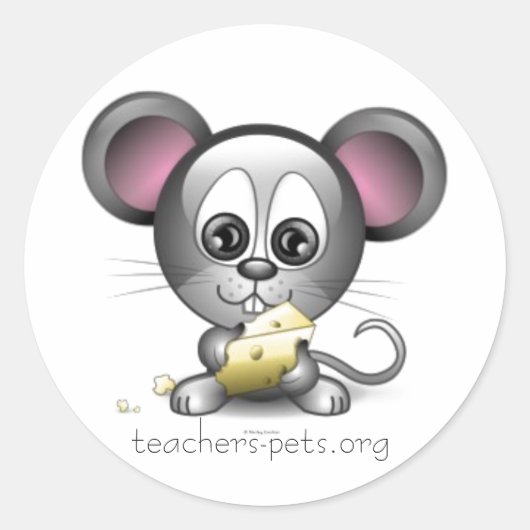 Großmoustikkleber Runder Aufkleber (Vorderseite)