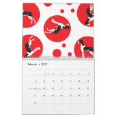 Großmuster-Däne Kalender (Feb 2027)
