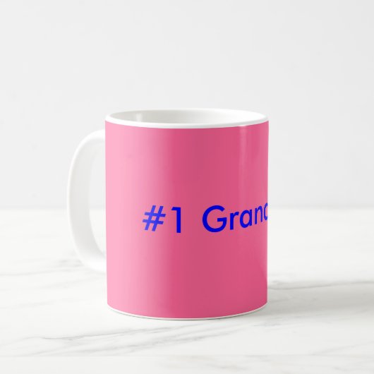 Großmutter #1! kaffeetasse (Vorderseite Links)