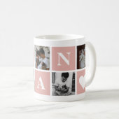 Großmutter 5 Foto Collage Gran Tasse (VorderseiteRechts)