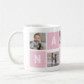 Großmutter 5 Foto Collage Nana Kaffeetasse (Links)