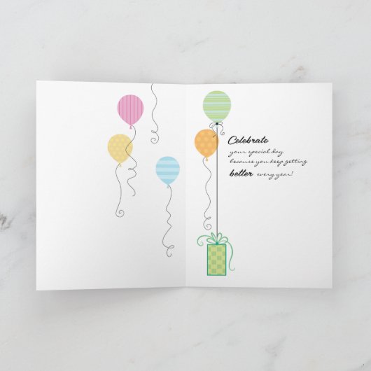 Großmutter 70. Geburtstagskuchen Karte (Innenseite)