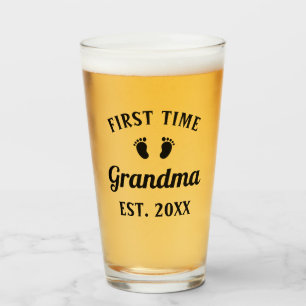 Großmutter Abuela Nonna Grammy Erstmaliges Grandma Glas