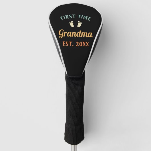 Großmutter Abuela Nonna Grammy Erstmaliges Grandma Golf Headcover (Vorderseite)