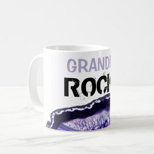 *~* Großmutter-Achat schaukelt Steinstein Kaffeetasse (Vorderseite Links)