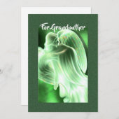 Großmutter - Angel-Grußkarte Feiertagskarte (Vorne/Hinten)