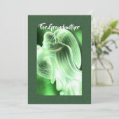 Großmutter - Angel-Grußkarte Feiertagskarte (Stehend Vorderseite)