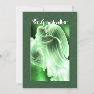 Großmutter - Angel-Grußkarte Feiertagskarte