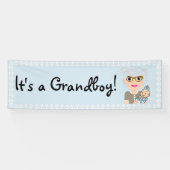 Großmutter-Babyparty-Fahne Banner (Horizontal)