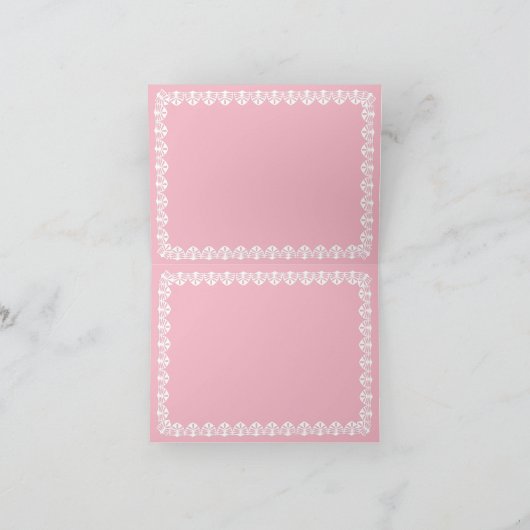 Großmutter-Babyparty-Geschenk danken Ihnen zu Dankeskarte (Innenseite)