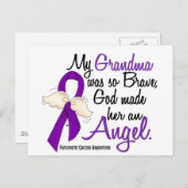 Großmutter-Bauchspeicheldrüsenkrebs des Engels-2 Postkarte (Vorne/Hinten)