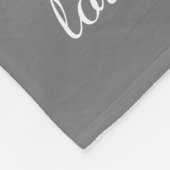 Großmutter-Baum (Herzen), weiße/des Grau-8 Namen Fleecedecke (Ecke)