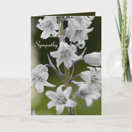 Großmutter, Beileidskarte Karte (Vorderseite)