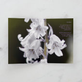 Großmutter, Beileidskarte Karte (Innenseite)