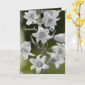 Großmutter, Beileidskarte Karte (Gelbe Blume)