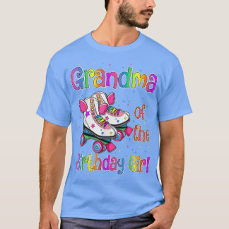 Großmutter Birthday Rolling Skate Geburtstagsfamil T-Shirt