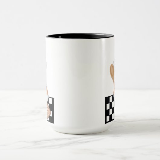 Großmutter Birthday Whimsical Gnome Koch Kochen Tasse (Zentrum)