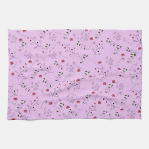 Großmutter-Blumengartenmuster Geschirrtuch