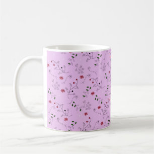 Großmutter-Blumengartenmuster Kaffeetasse