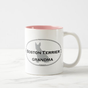 Großmutter Bostons Terrier Zweifarbige Tasse