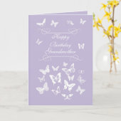 Großmutter Butterfys Geburtstag Irish Segen Karte (Gelbe Blume)