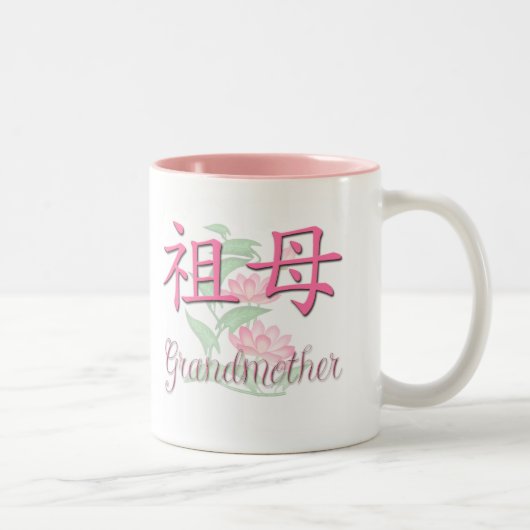 Großmutter (chinesisch) zweifarbige tasse (Rechts)