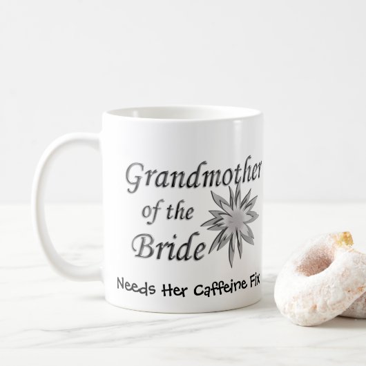 Großmutter der Braut Funny Kaffeetasse (Mit Donut)