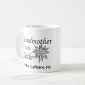 Großmutter der Braut Funny Kaffeetasse (Vorderseite Links)