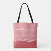 Großmutter der Braut | Hochzeit Tasche (Rückseite)